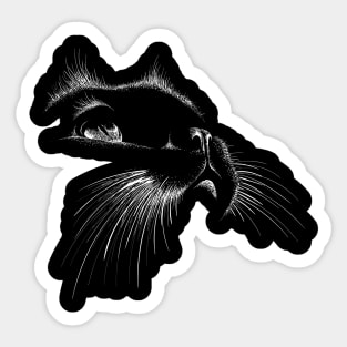 Cat Silhouette Sticker